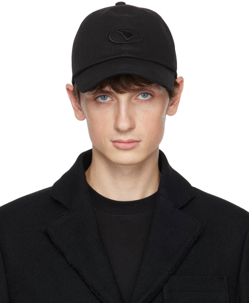 ADER error Black Embroidered Cap Cover