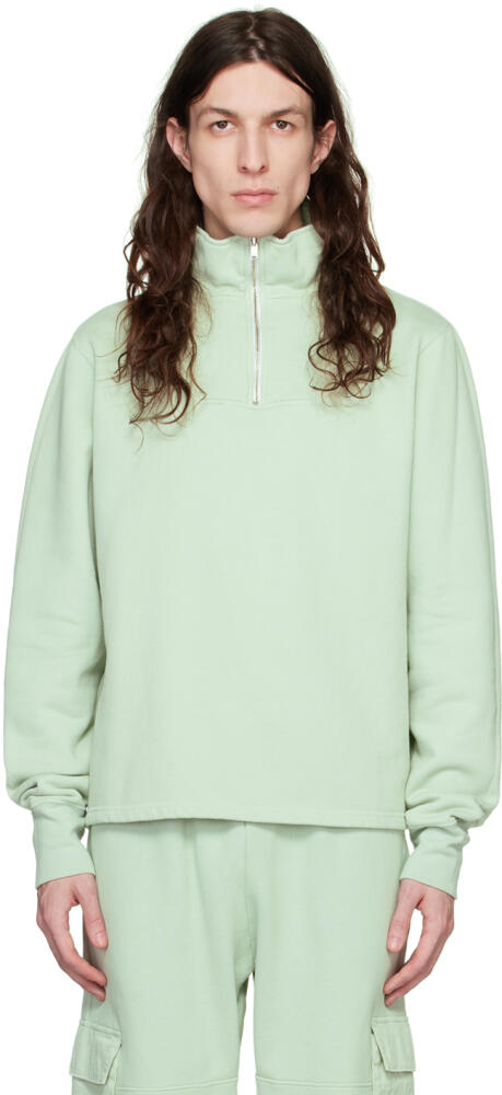 Les Tien Green Heavyweight Yacht Sweater Cover