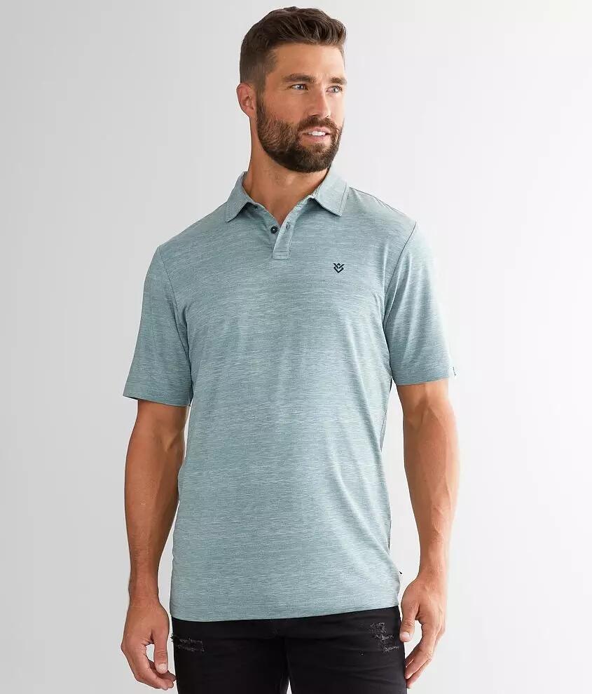 Veece Heathered Stretch Polo Cover