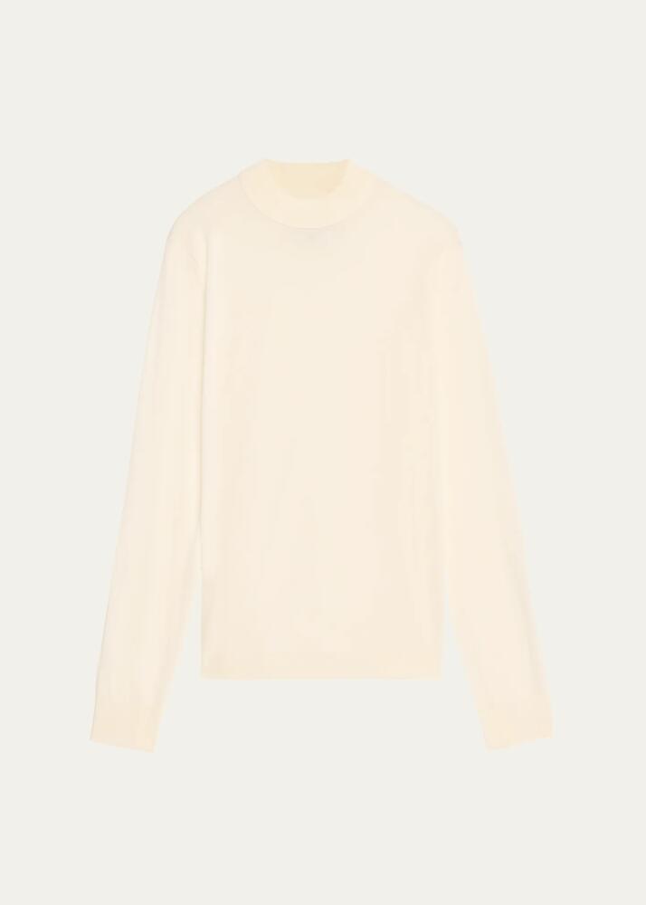 Maison Margiela Mock Neck Wool Sweater Cover