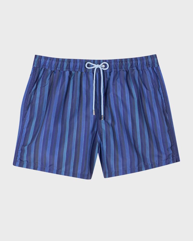 Paul Smith Men's Paint Stripe Swim Trunks Cover