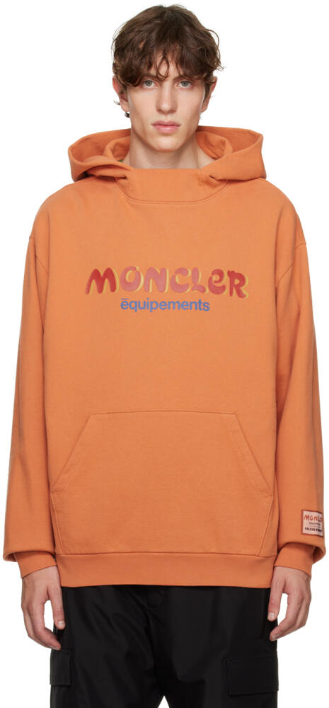 Moncler Genius Moncler x Salehe Bembury Orange Printed Hoodie Cover