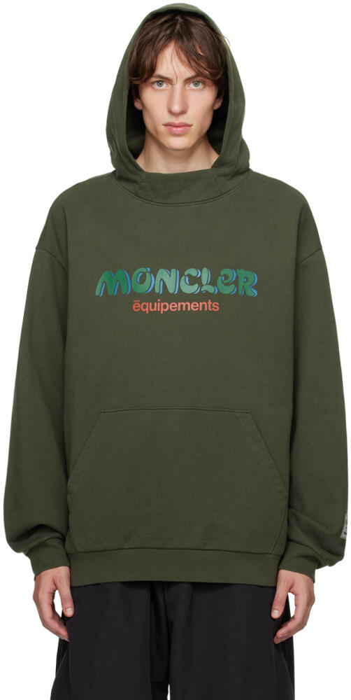 Moncler Genius Moncler x Salehe Bembury Green Printed Hoodie Cover