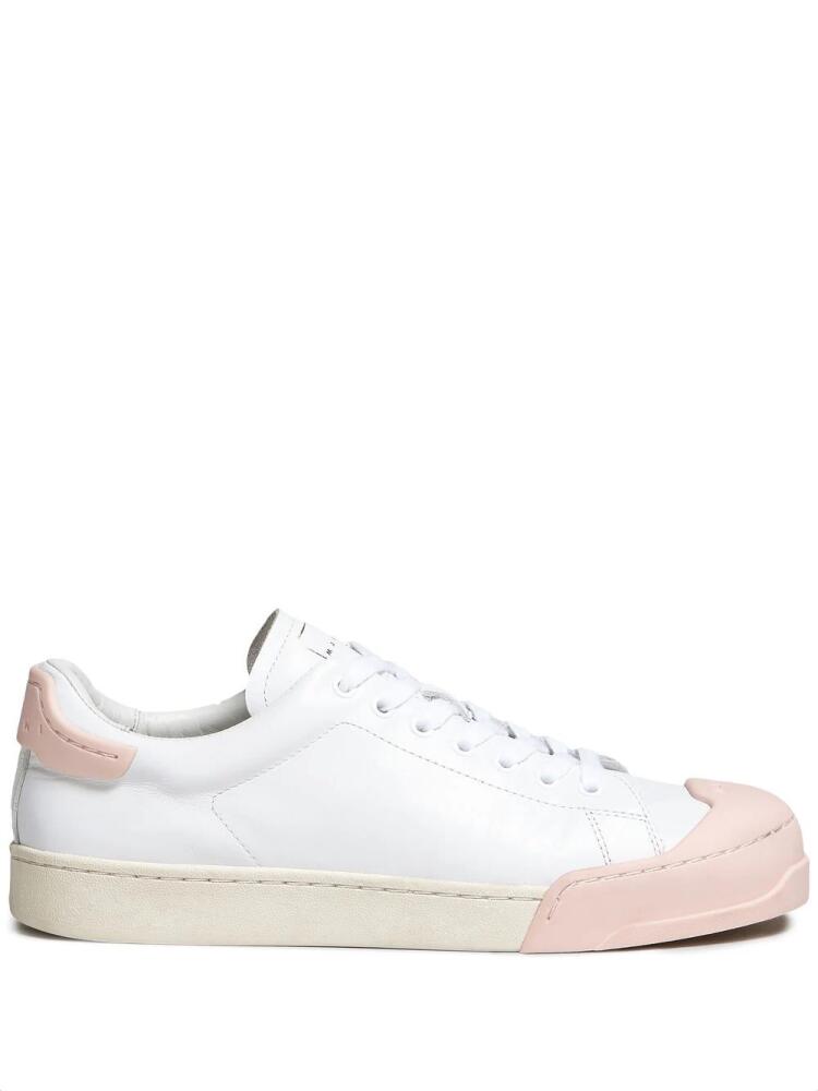 Marni contrasting toe cap low-top sneakers - White Cover