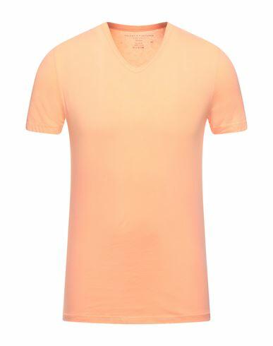 Majestic Filatures Man T-shirt Orange Cotton Cover