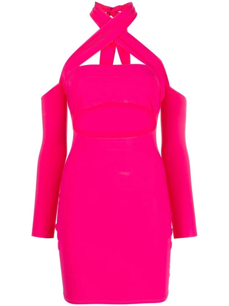 Amazuìn cut-out mini dress - Pink Cover