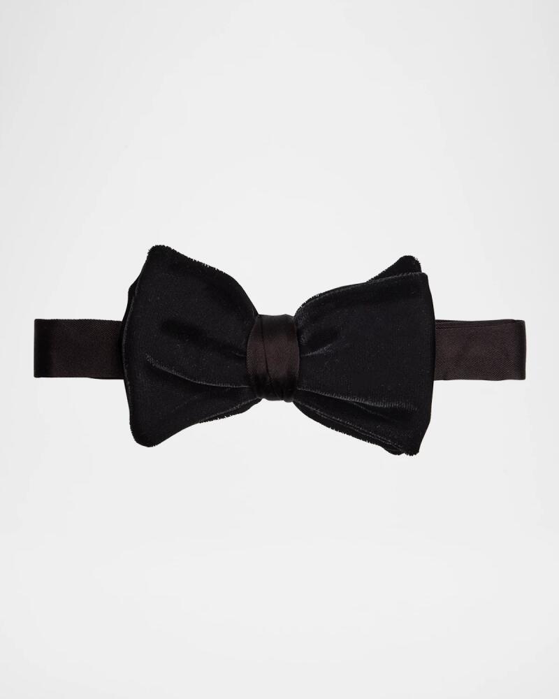 Giorgio Armani Men's Two-Tone Silk Bow Tie Cover