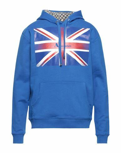 Aquascutum Man Sweatshirt Bright blue Cotton Cover