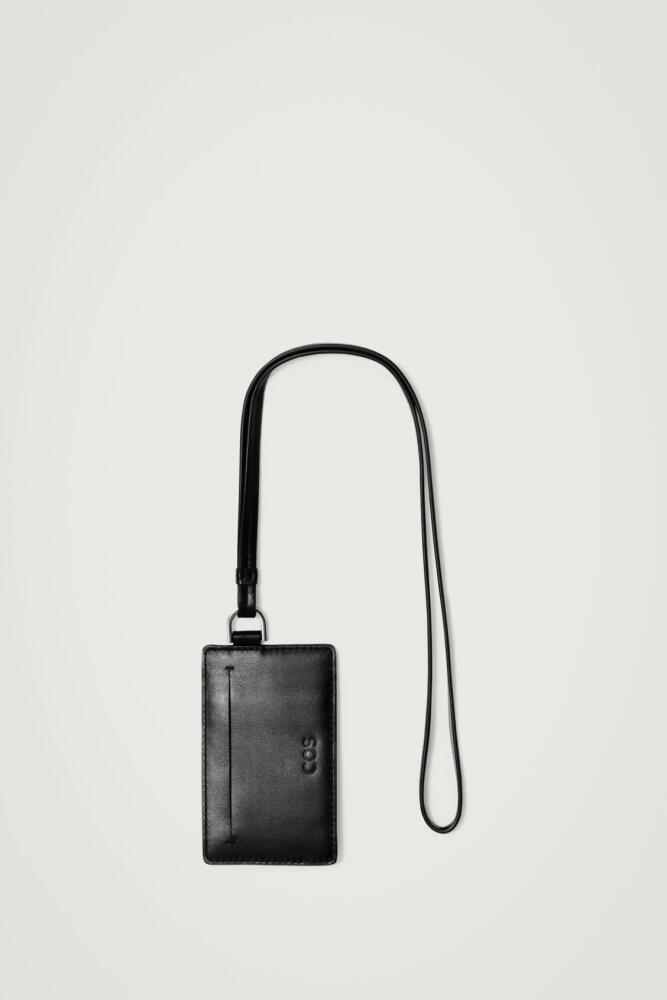 COS CARDHOLDER LANYARD - LEATHER Cover