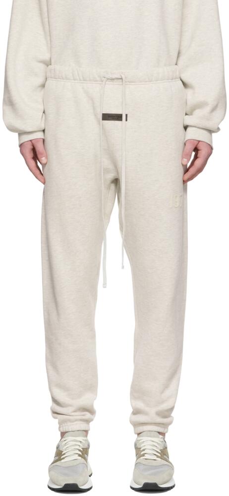 Fear of God ESSENTIALS Off-White Cotton Lounge Pants Cover