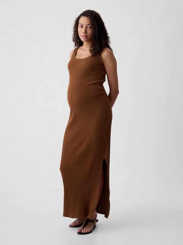 Gap Maternity Rib Maxi Dress Cover