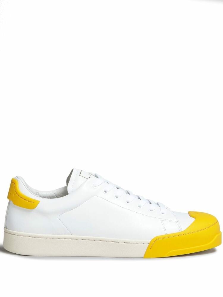 Marni contrasting toe cap low-top sneakers - White Cover