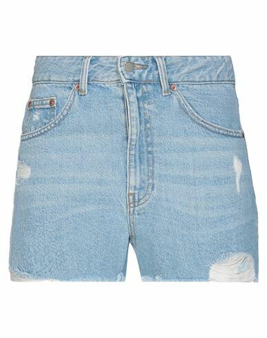 Dr. Denim Woman Denim shorts Blue Cotton, Lyocell Cover