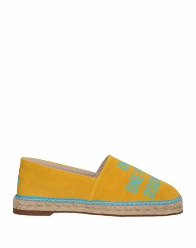 Dsquared2 Man Espadrilles Yellow Textile fibers Cover