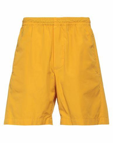 Grifoni Man Shorts & Bermuda Shorts Ocher Cotton Cover