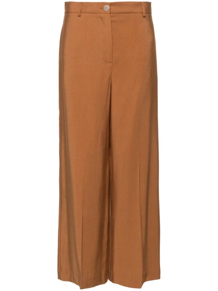 LIU JO high-waist cropped trousers - Brown Cover