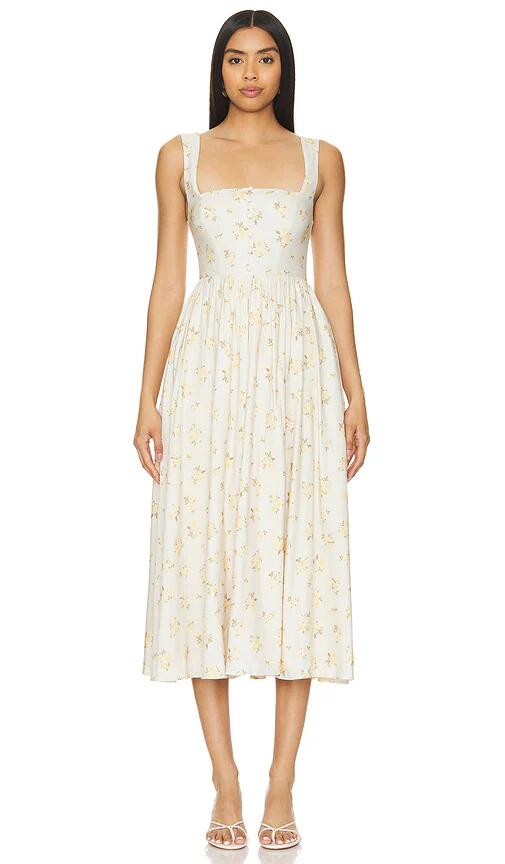 Tularosa Miley Midi Dress in Cream Cover