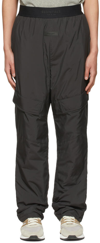 Fear of God ESSENTIALS Black Polyester Cargo Pants Cover