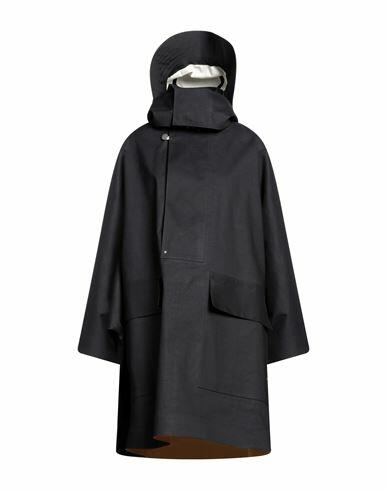 Jil Sander Woman Overcoat & Trench Coat Black Cotton Cover