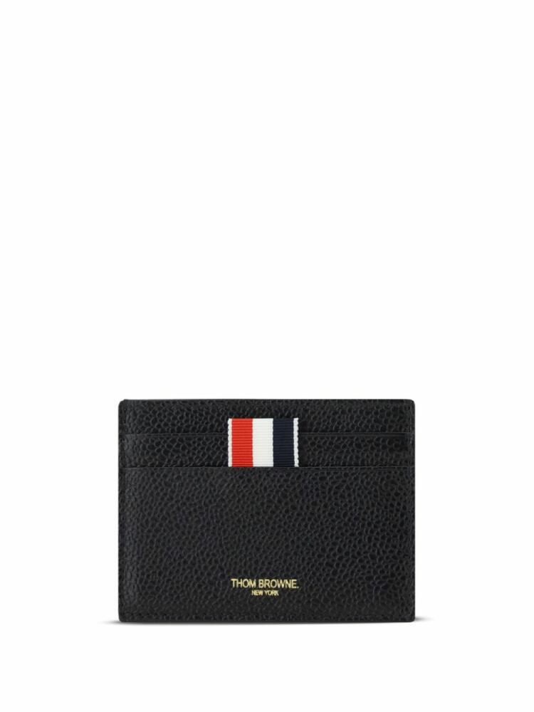 Thom Browne canvas card holder - Black Cover