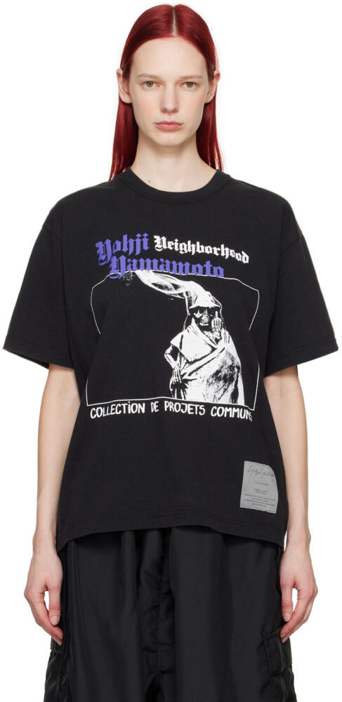 YOHJI YAMAMOTO Black NEIGHBORHOOD Edition T-Shirt Cover