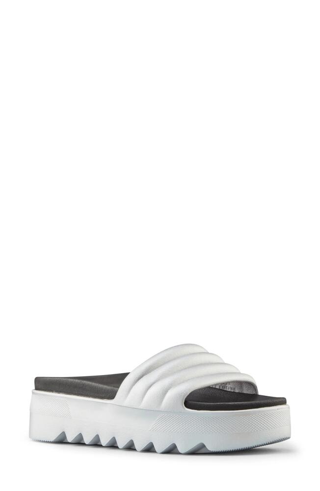 Cougar Pool Party Platform Slide Sandal in Silver Metallic Cover