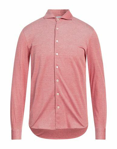 Gran Sasso Man Shirt Red Cotton Cover