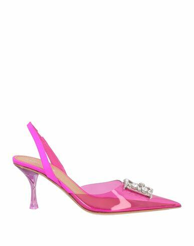 Dsquared2 Woman Pumps Fuchsia PVC - Polyvinyl chloride, Textile fibers Cover