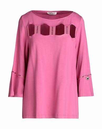 Ean 13 Woman T-shirt Magenta Viscose, Elastane Cover