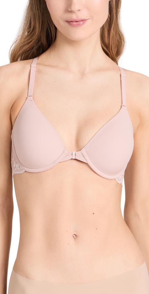 Natori Lush Front Close Contour Underwire Bra Rose Beige/Warm White Cover