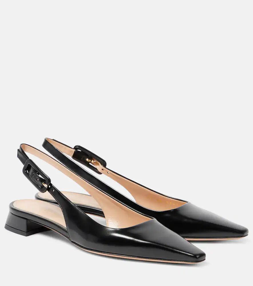 Gianvito Rossi Lindsay patent leather slingback flats Cover