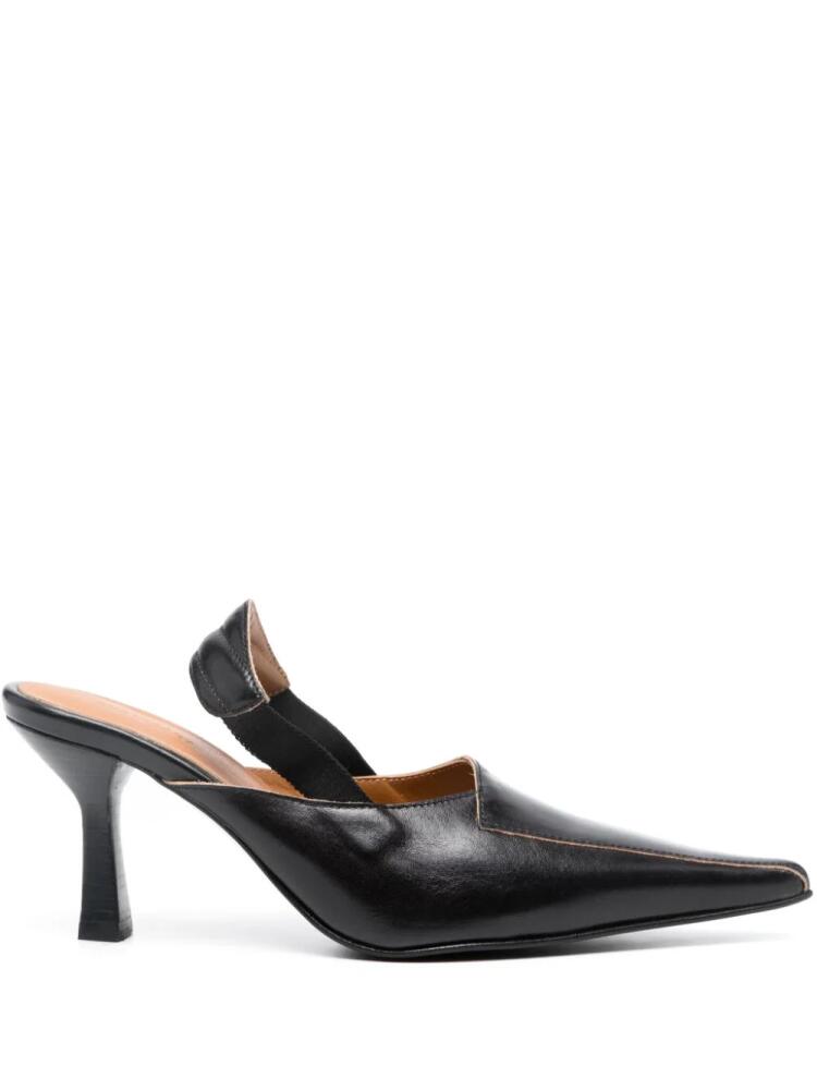 OUR LEGACY pointed-toe slingback mules - Black Cover