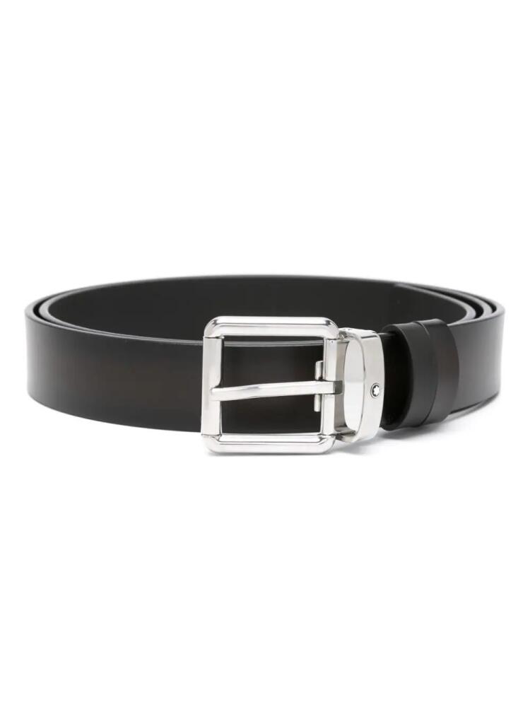 Montblanc buckle-fastening leather belt - Brown Cover