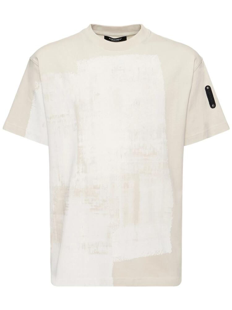 A-COLD-WALL* Brushstroke Print Cotton Jersey T-shirt Cover