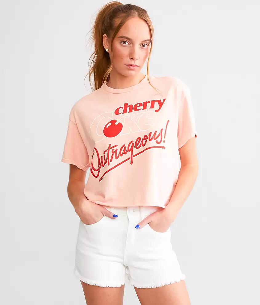 Junkfood Cherry Coke Cropped T-Shirt Cover