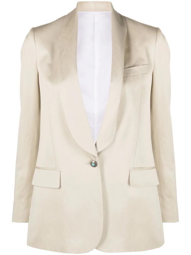 Fortela Blaire single-breasted blazer - Neutrals Cover