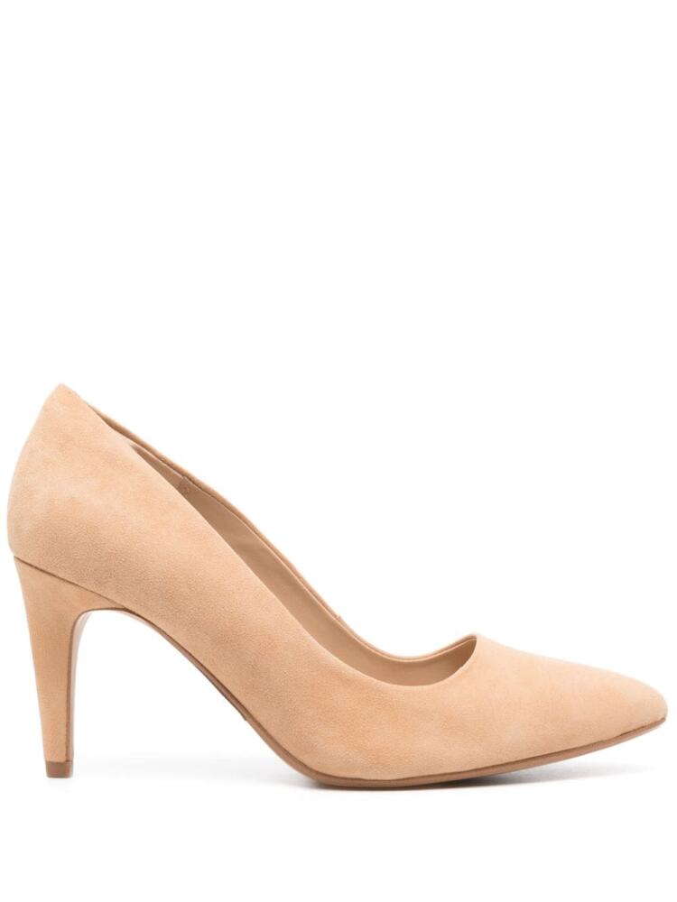 Clarks 75mm Laina Rae suede pumps - Neutrals Cover