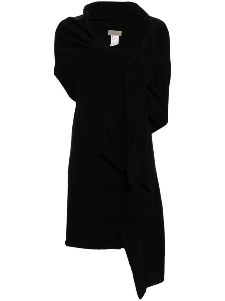 Yohji Yamamoto button-up long-sleeves cardigan - Black Cover