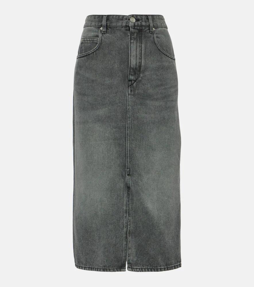 Isabel Marant Tilauria denim midi skirt Cover