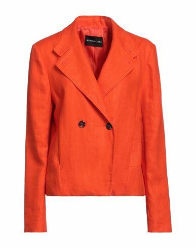 Bcbgmaxazria Woman Blazer Orange Linen Cover