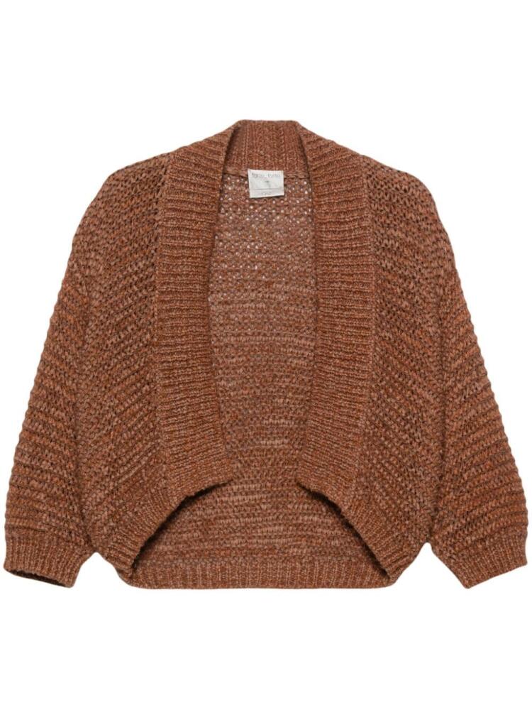 Forte Forte open-knit cardigan - Brown Cover