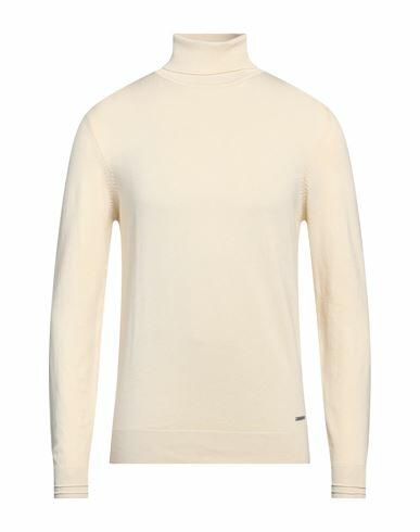 Why Not Brand Man Turtleneck Ivory Viscose, Nylon Cover