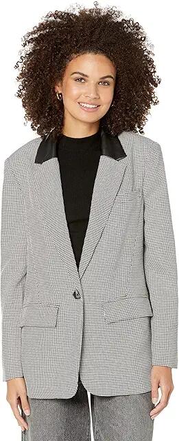 Steve Madden Dominique Blazer (Black) Women's Clothing Cover