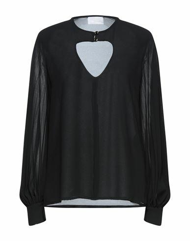 Cristinaeffe Woman Top Black Polyester Cover