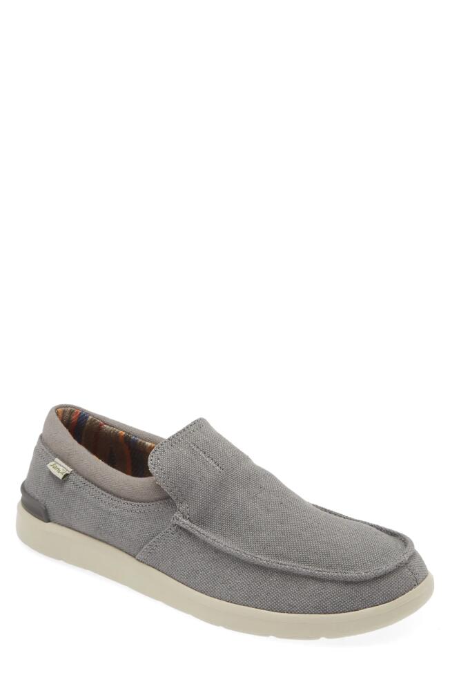 Sanuk Sidewalk Surfer Lite 2 Canvas Slip-On in Charcoal Cover