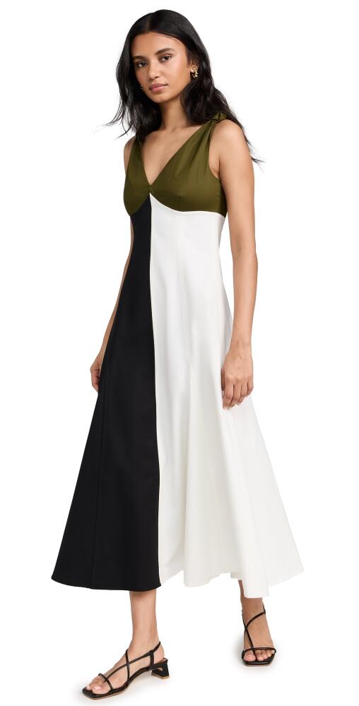 La Ligne Christine Dress Olive/Black/Ivory Cover