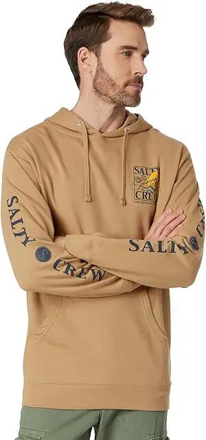 Salty Crew Ink Slinger Fleece Hoodie (Sandstone) Men's Clothing Cover