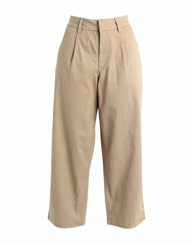 Jjxx By Jack & Jones Woman Pants Khaki Cotton, Elastane Cover