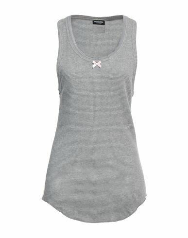 Dsquared2 Woman Undershirt Grey Cotton Cover