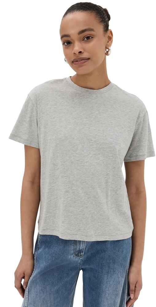 RECTO Overlay RC Logo Jacquard Patch Basic Tee Melange Grey Cover